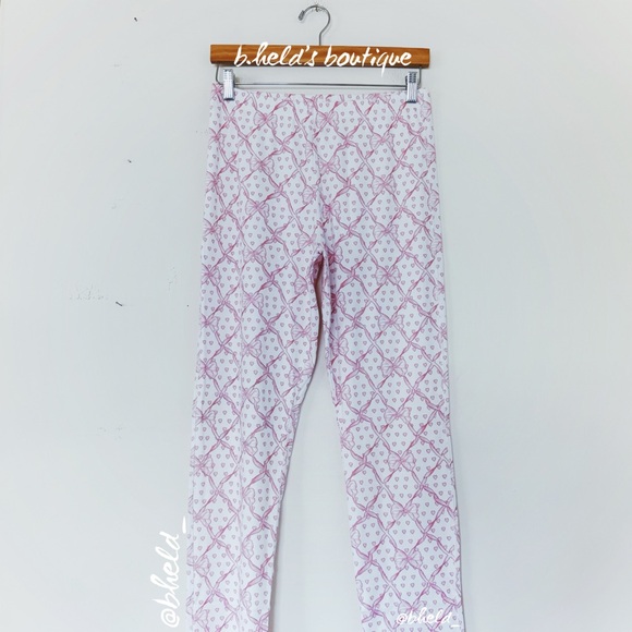 Roller Rabbit x LoveShackFancy Baby Bow Hearts Pajamas in Pink Sz Small New NWT - Picture 11 of 16
